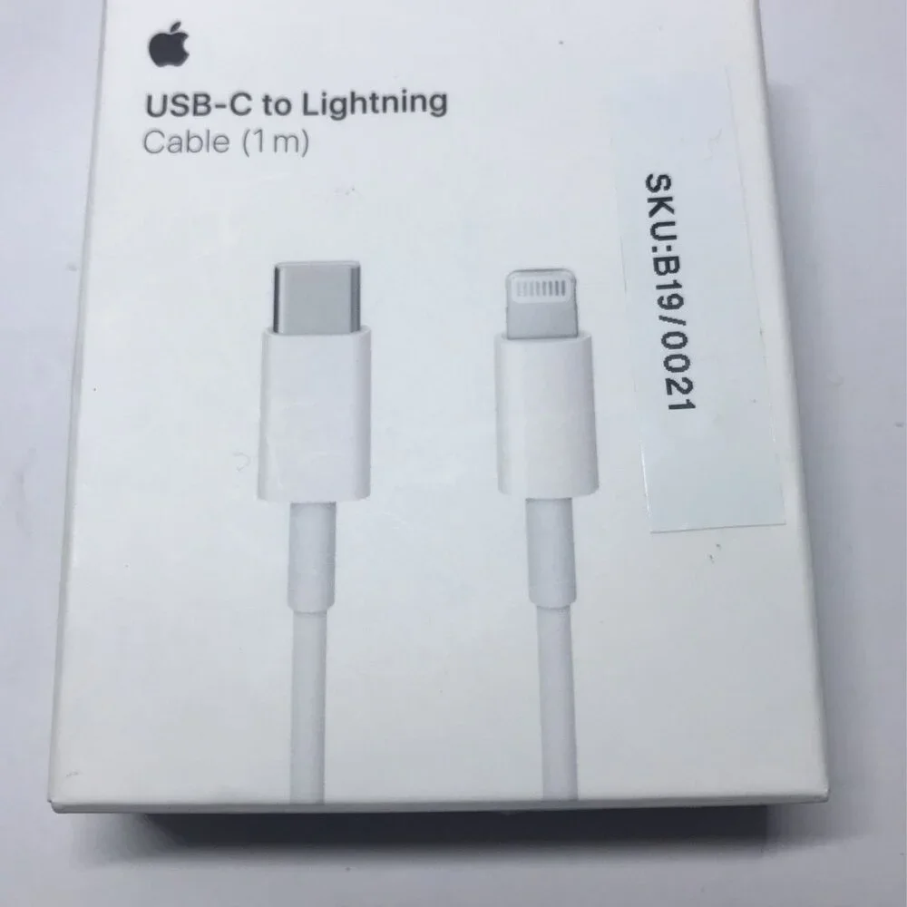 Original Apple USB-C 20W Power Adapter + USB-C Lightning Cable (1m)